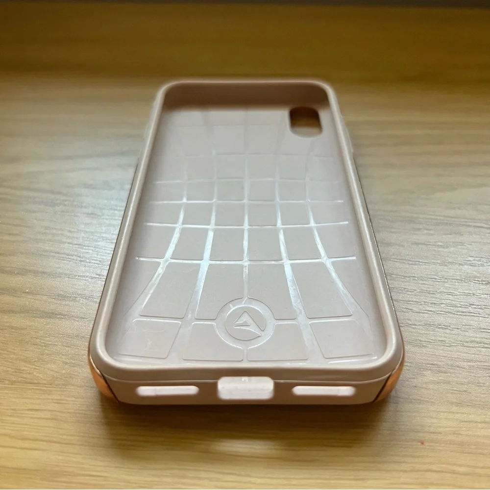 2 iPhone X Cases Bundle LuMee Duo & Rose Gold Phone Cases
